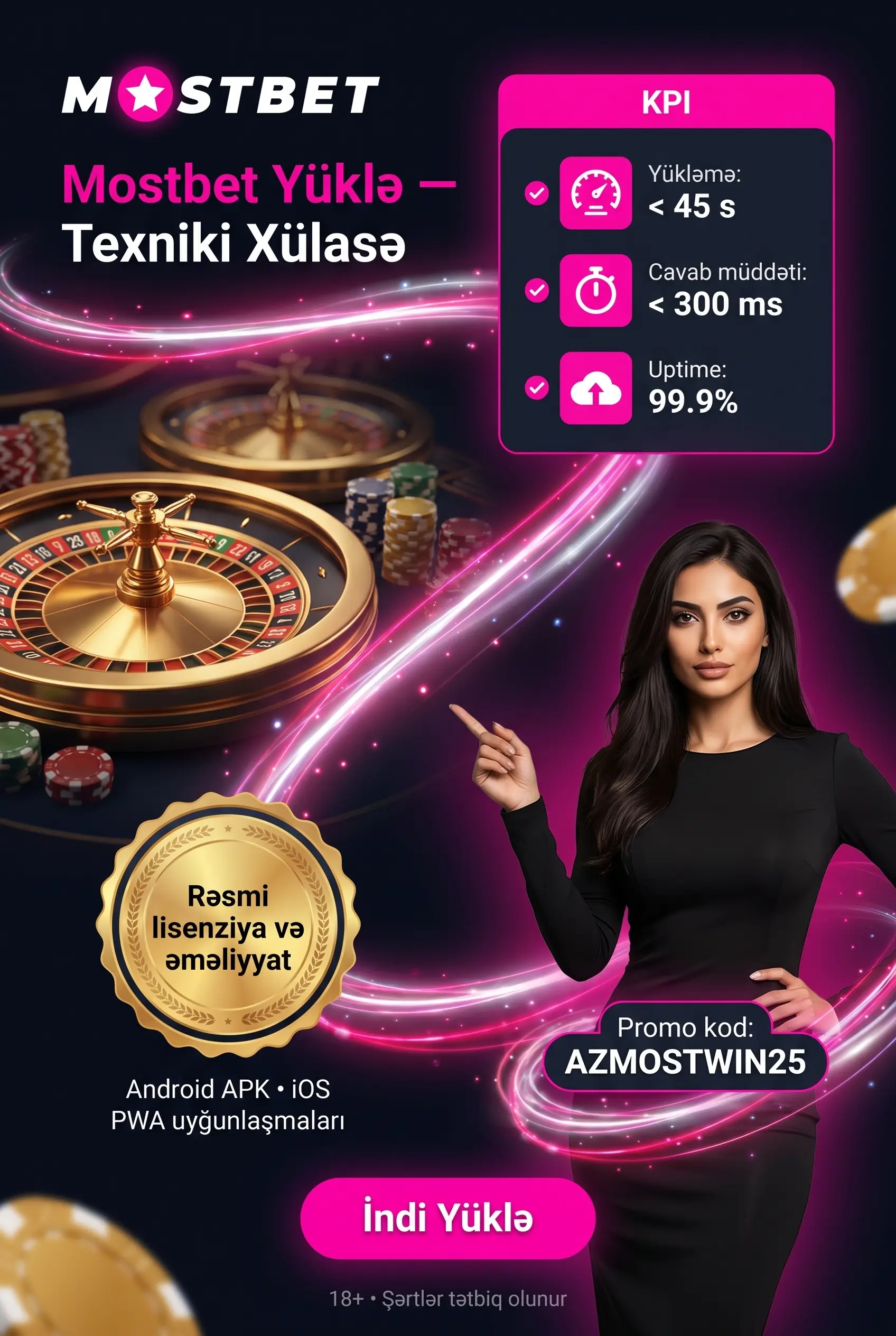 Mostbet yüklə KPI parametrləri cədvəli