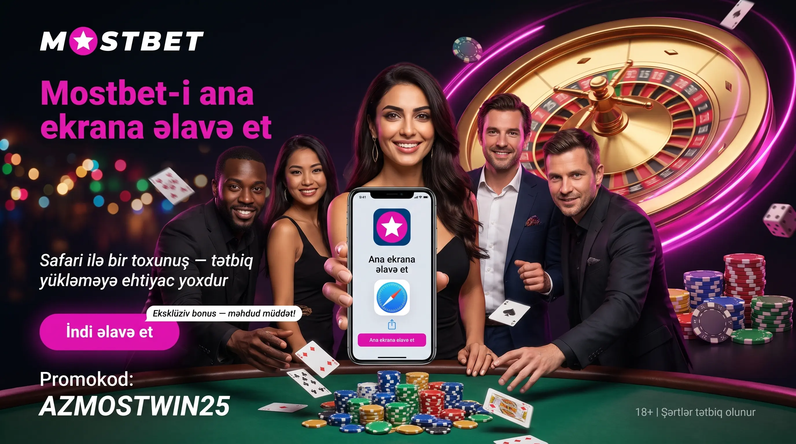 Mostbet for iOS Safari PWA quraşdırması
